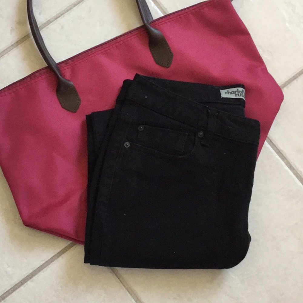 Black skinny jeans